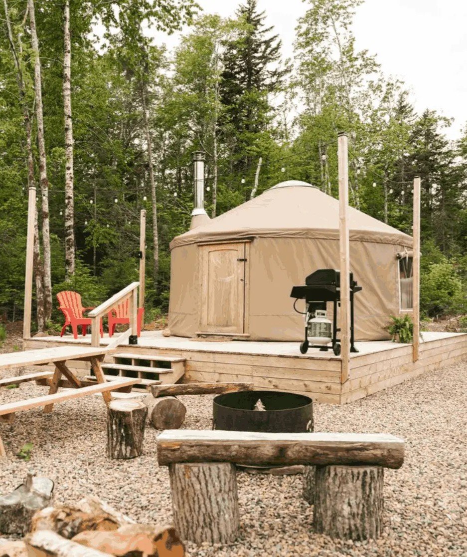 Wilderness cabins & yurts in Truro Nova Scotia, Seek wilderness accommodations